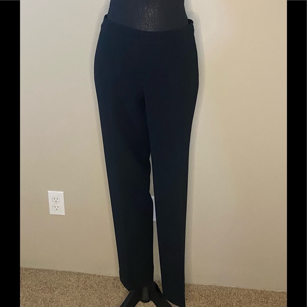St.John black slacks size 2